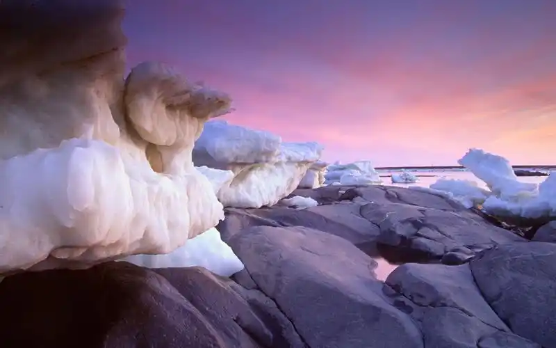 极地冰雪奇观风景桌面壁纸