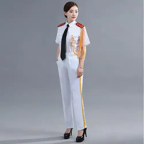 男女款军装礼服夏旗班升旗手文工团军乐队服装演出服军鼓制服套装