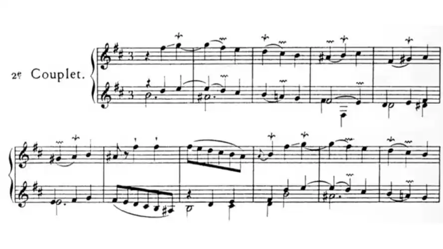 【曲谱同步】库普兰 "键盘组曲集" 第iii卷,序列xiii(非同凡响的组曲