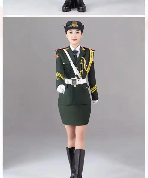 升旗手服装中学国旗护卫队礼服学生班乐队礼宾服三演出合唱鼓号队演出