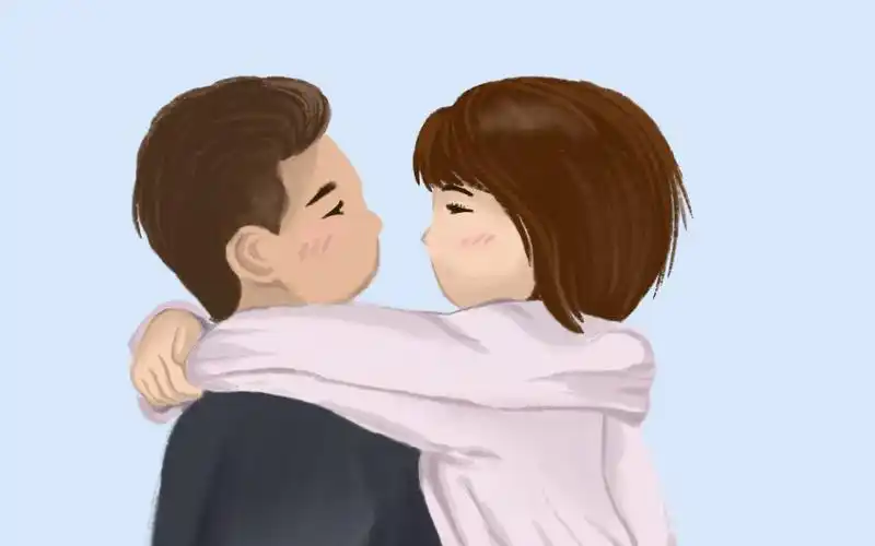 求抱抱～《亲爱的热爱的》甜蜜cp场景绘制