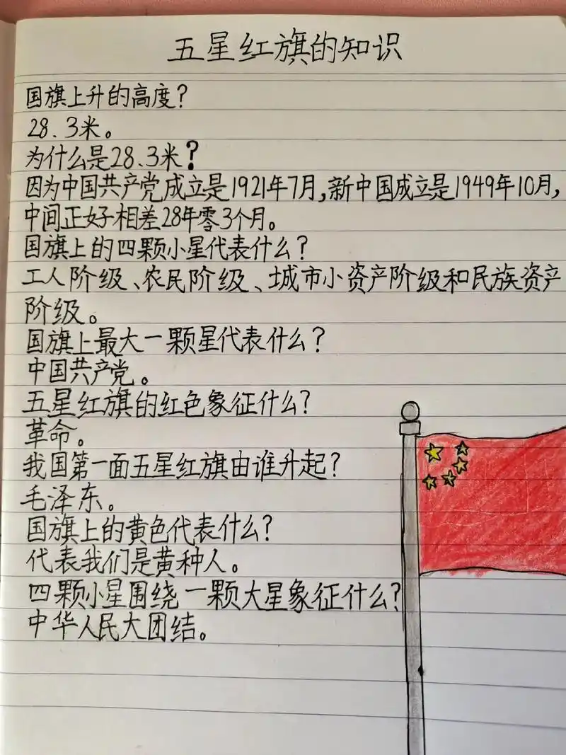 五星红旗的知识,我爱中国9899,生在国旗下,长在春风里…… - 抖音
