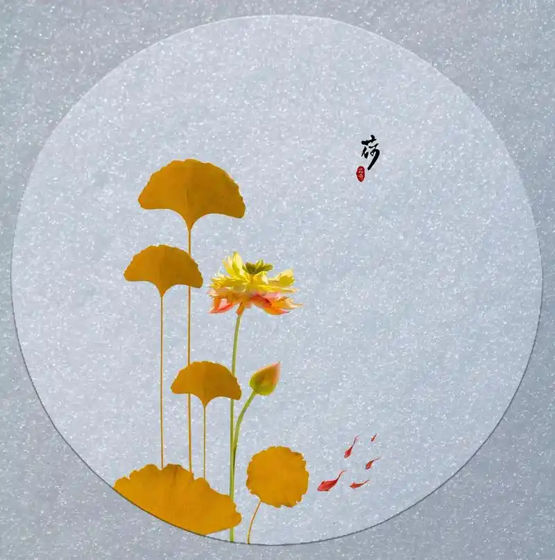 美好 留在心底 温暖开放#银杏叶#银杏叶画#银杏叶创意画 # - 抖音