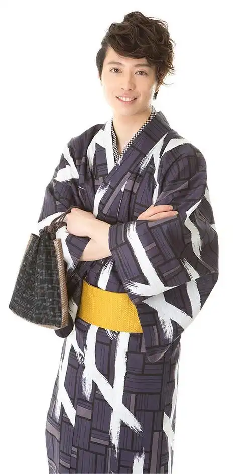 日本人穿的衣服男士传统正式和服浴衣腰带套装长袍浴袍家居服旅拍服饰