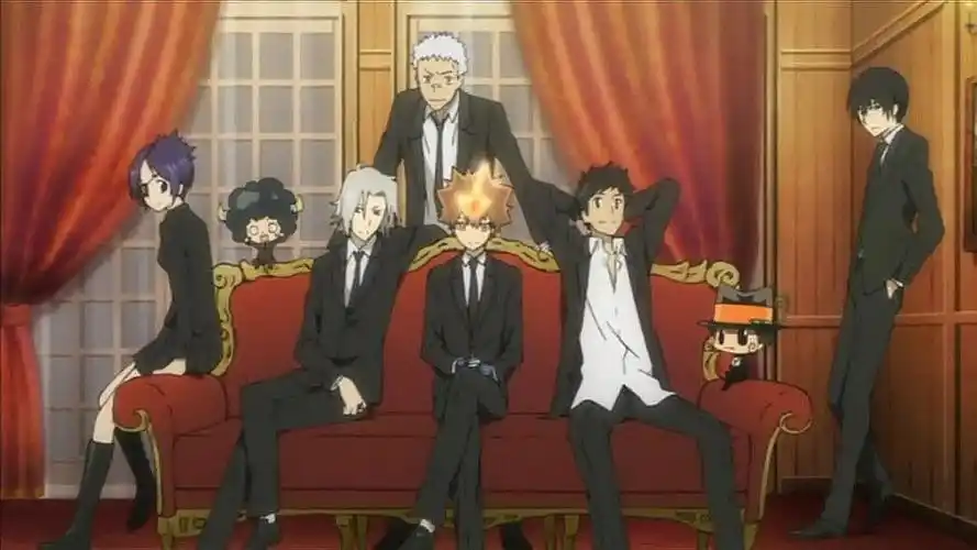 家庭教师西装全家福壁纸