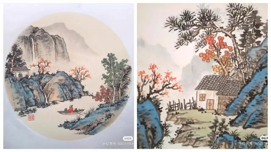 国画  #山水画  #每日绘画打卡  #绘画日常  #国画教程  #绘画