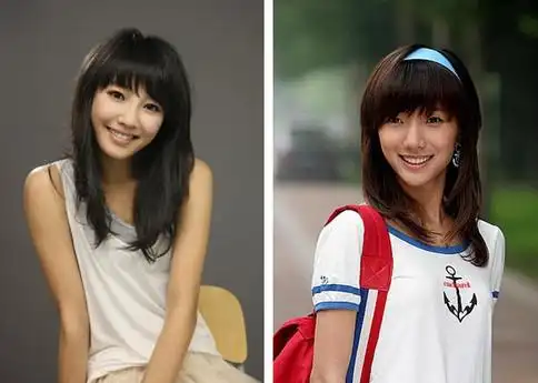 白百何与王珞丹对比照