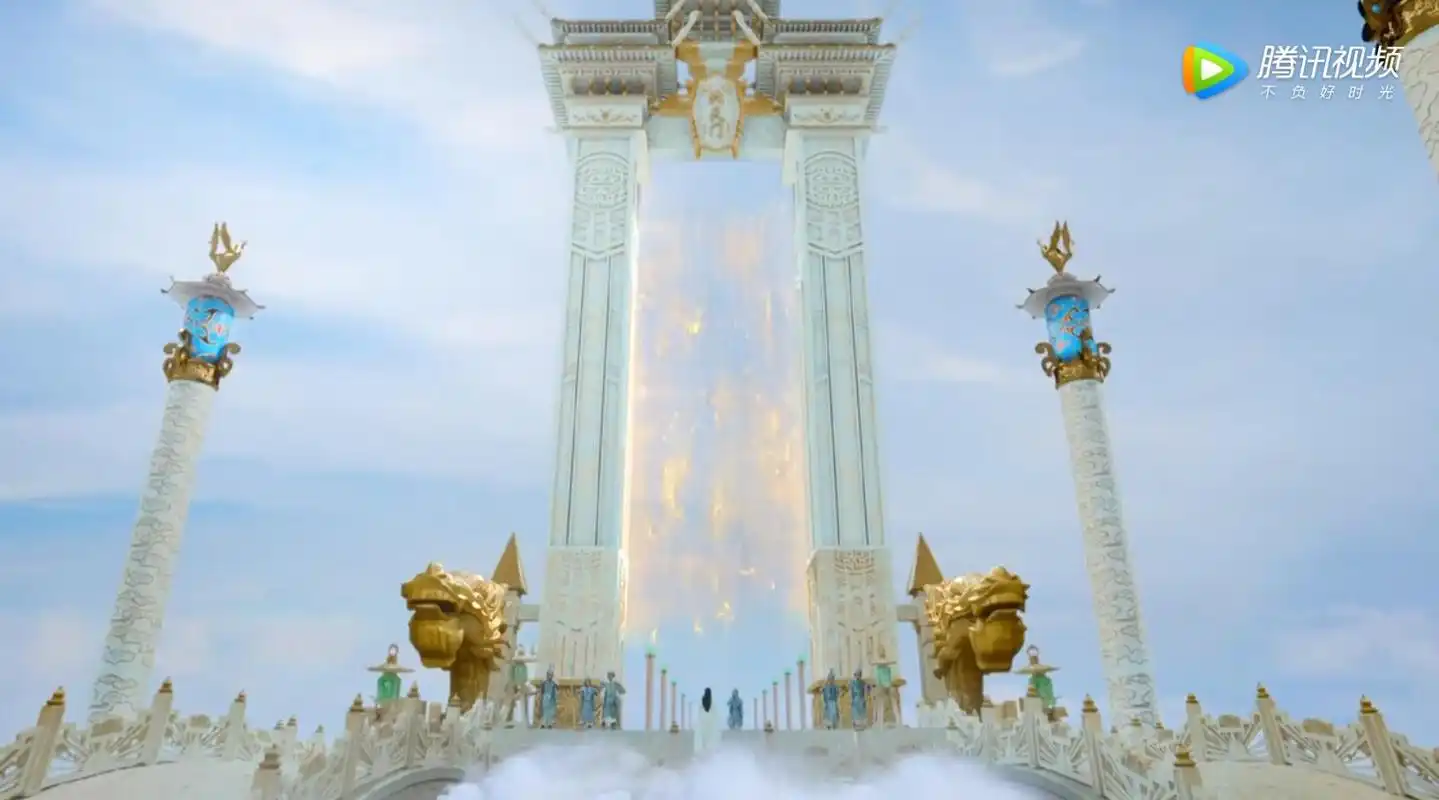 到香蜜里的天界一游:紫藤萝花廊超雅致,我独爱润玉常去的彩虹桥