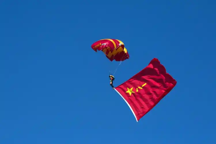 庆祝人民空军成立70周年飞行表演