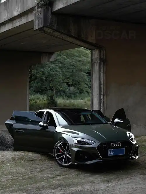 耀夜绿奥迪a5一台毕业的a5