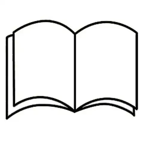 花边框简笔画书本