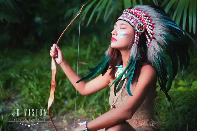 印第安部落少女