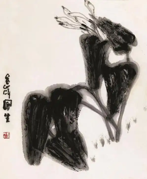 三界之外王金岭国画大写意水墨艺术展部分作品欣赏