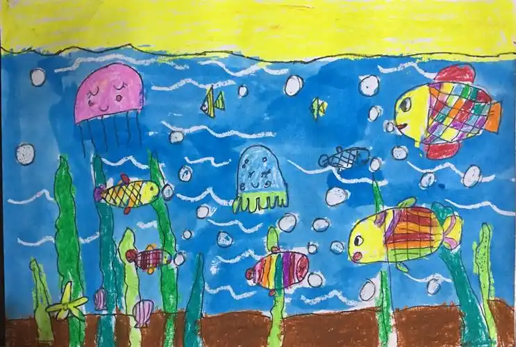 儿童画水族馆,生动有趣,真棒