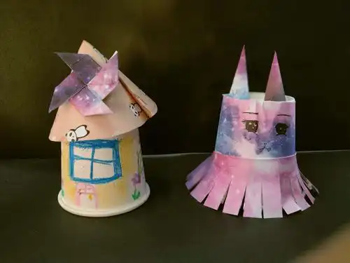 废旧纸杯别再随手扔了,动动手就能秒变艺术品