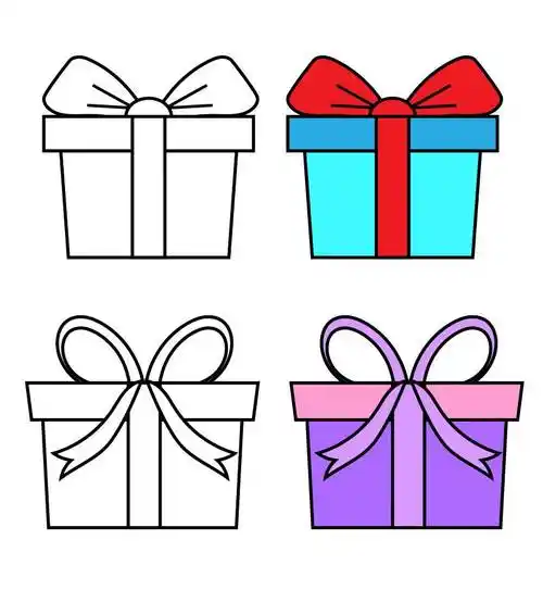 礼物简笔画礼物简笔画盒子