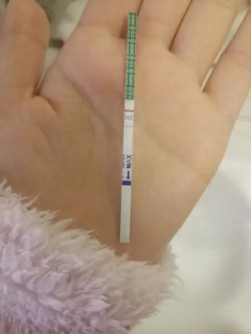 大卫验孕棒这样是不是怀孕了?