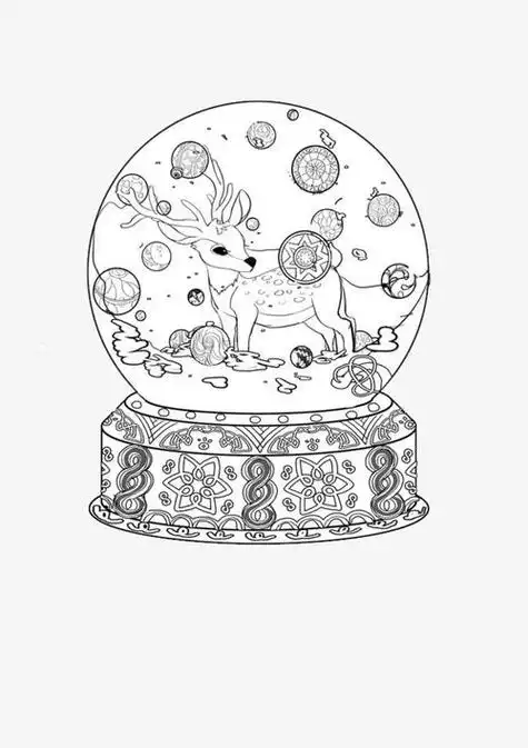 手账本水晶球简笔画(好看的简笔画手帐水晶球) -【爱个性】