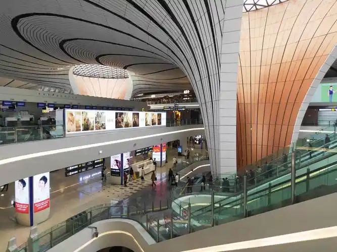 北京大兴国际机场内景(手机拍)