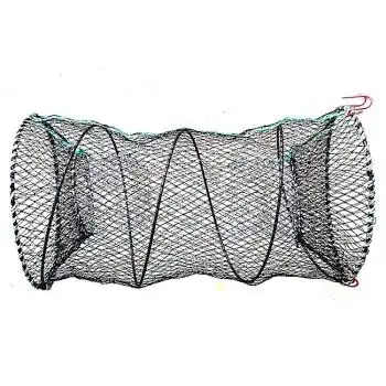 自动可折叠弹性捕鱼网笼抓鱼笼螃蟹笼乌龟笼甲鱼笼虾笼黑鱼笼鱼笼2孔