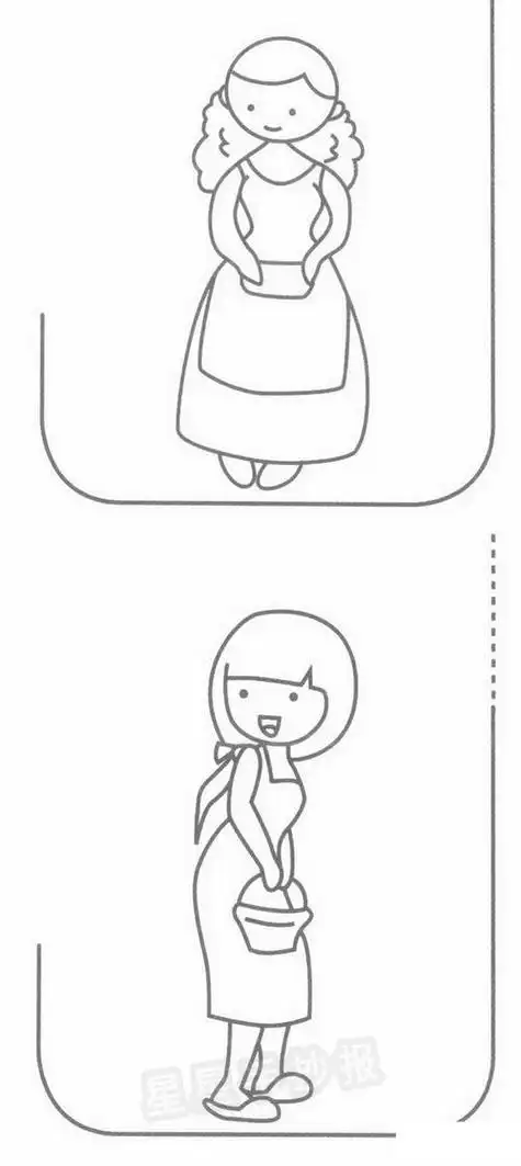 妈妈的简笔画简单漂亮妈妈的简笔画简单漂亮幼儿园