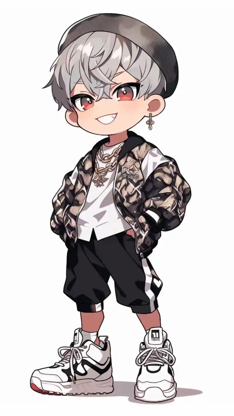 q版人物 #动漫男头 #好图分享 #潮酷男孩 - 抖音