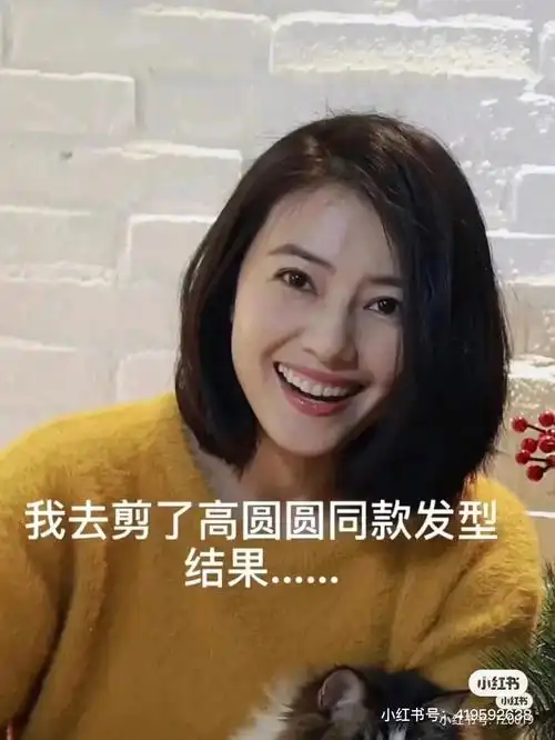 当我剪了高圆圆同款发型