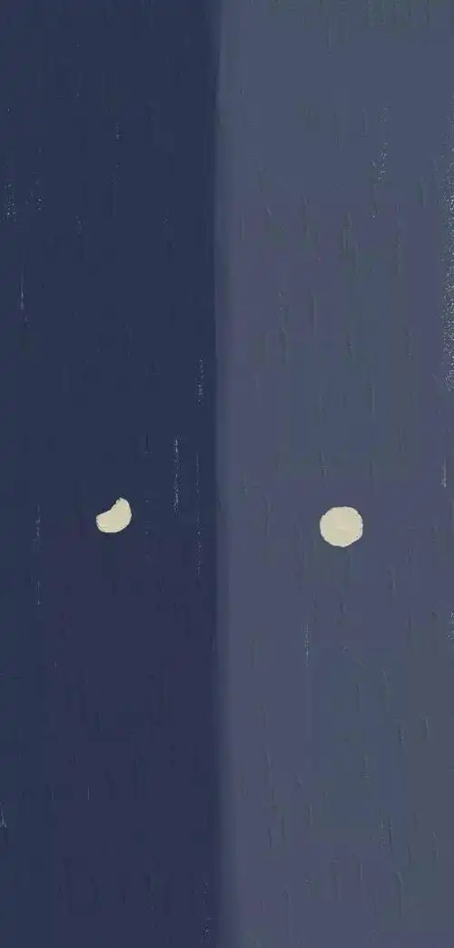 左右分屏的微信聊天壁纸