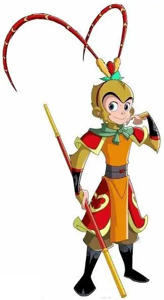 西游记动画片孙悟空简笔画 简笔画图片大全-蒲城教育文学网