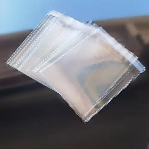 opp高透明自粘封口袋现货批发玻璃塑料袋厨具钢丝球清洁球包装袋