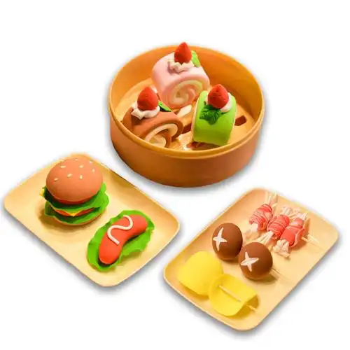 儿童手工过家家玩具超轻粘土diy仿真食物甜品水果制作材料包幼儿 材料