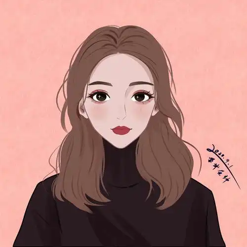 手绘头像插画简单板绘可爱头像