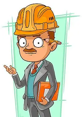 卡通工程师漫画图片