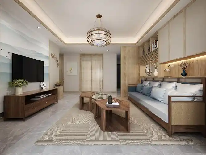 禅意日系-房屋装修效果图-保驾护航装修网