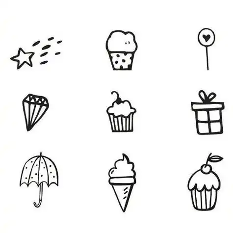 可爱的简笔画可爱的简笔画呆萌