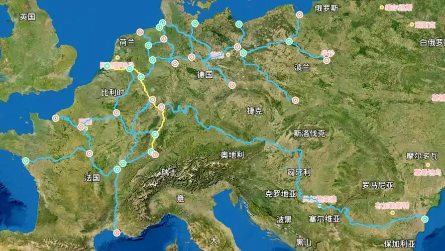 德国莱茵河(欧洲内河水运网络的轴心) 第1张