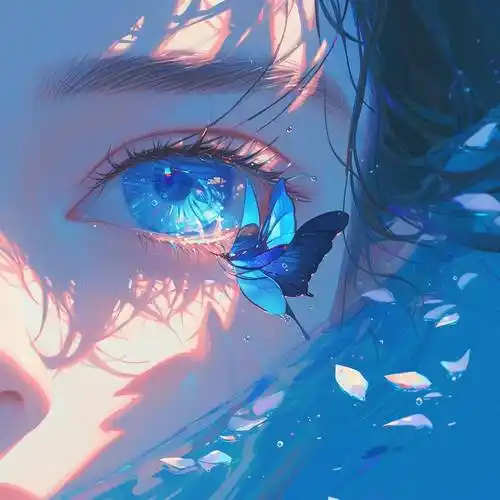 蓝色治愈系头像,一眼惊艳!_天空_世界_宁静