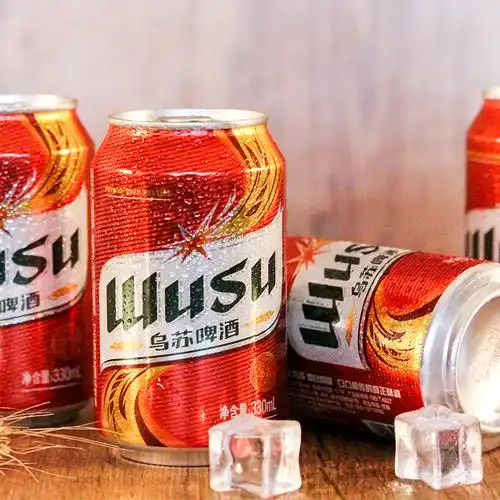 乌苏啤酒wusu大红乌苏330ml6罐红罐乌苏听装