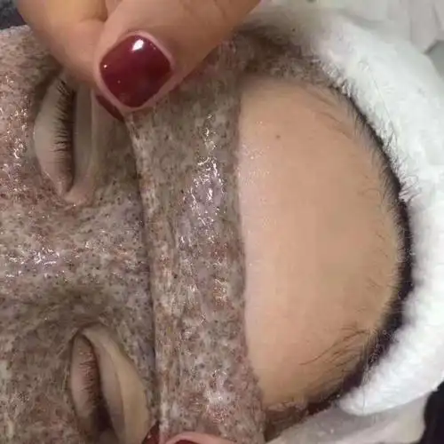 中药海藻面膜小颗粒补水祛痘500g美容院七子白碧素堂海藻面膜