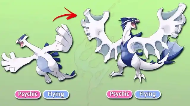 原创当传说宝可梦获得进化,凤王摆脱大嘴雀影子,洛奇亚依旧没有水系