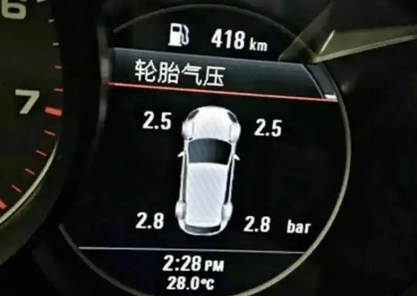 汽车轮胎气压一般多少标准?