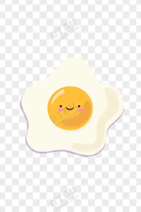 荷包蛋 煎蛋 卡通