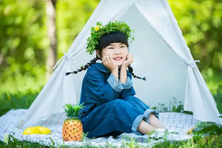 放牛的陈小二的儿童摄影作品《外景》