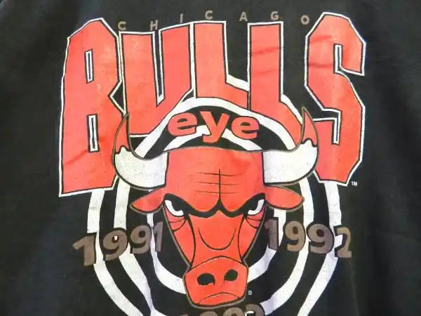 usa制90sレア!bulls★シカゴブルズ长袖tシャツjordan91/92/93