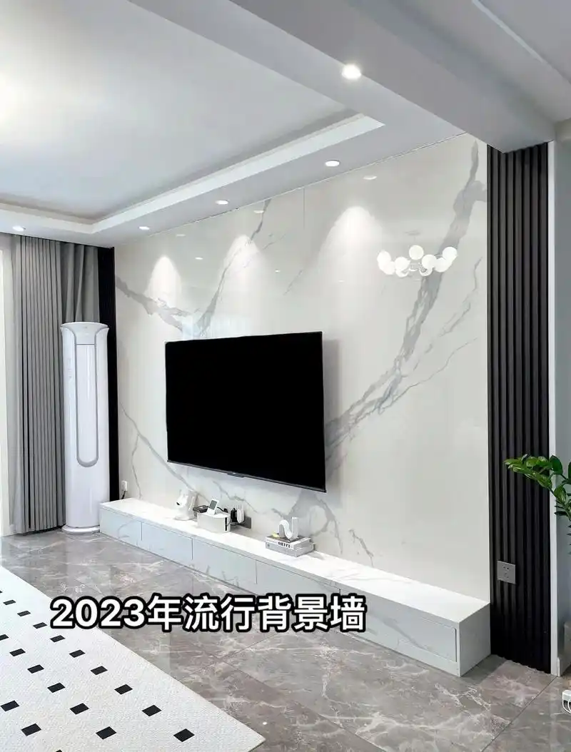 六款简约大气的电视背景墙设计97.