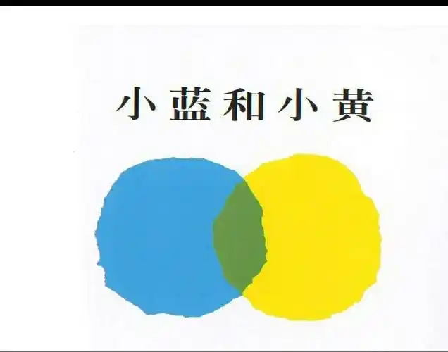 请小朋友在家试一试黄色和蓝色融合在一起会不会变成绿色,然后在