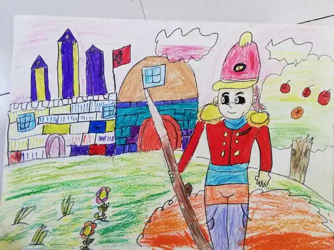 【一诺书画】龙泉东校周日二年级创意线描〈勇敢的士兵〉