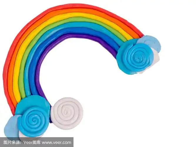 橡皮泥彩虹