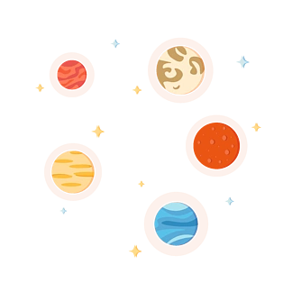 外星元素星球免扣插画
