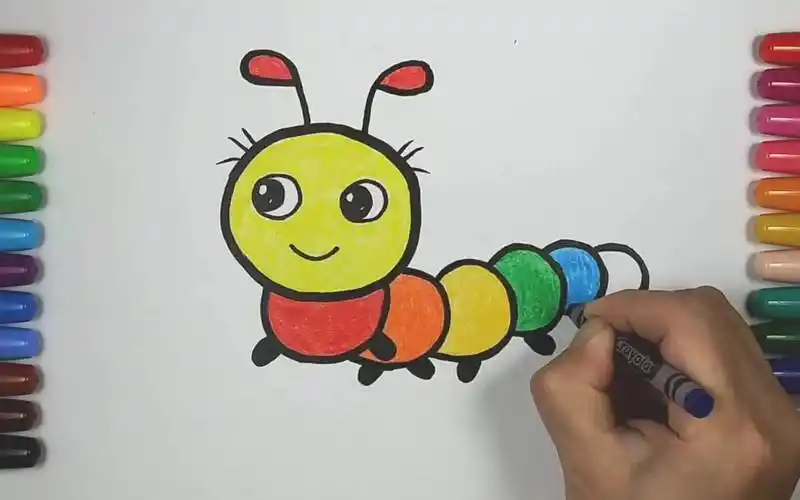 毛毛虫简笔画 毛毛虫简笔画图片